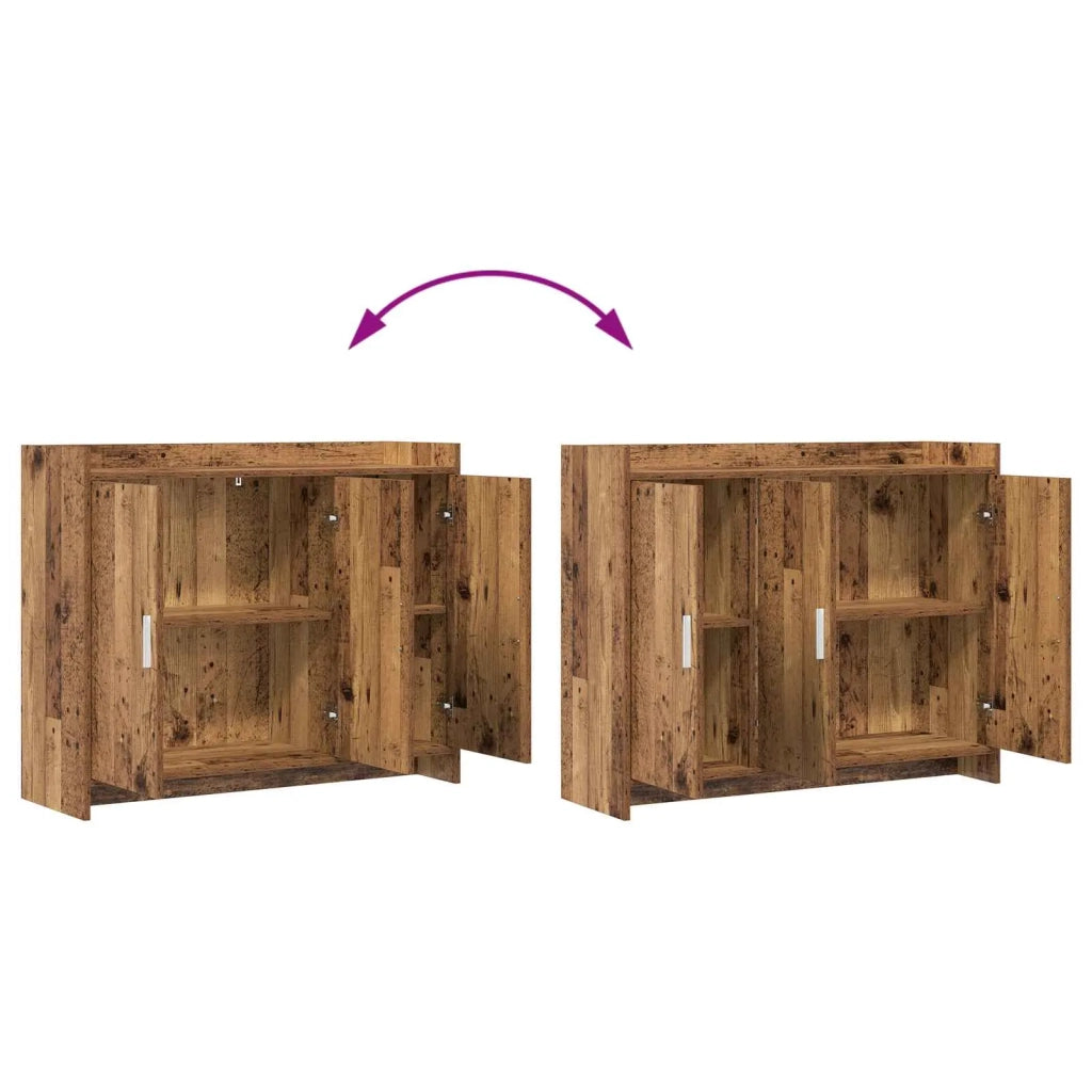 Credenza Legno antico 98,5 x 33 x 80 cm Legno ingegnerizzato 8011129
