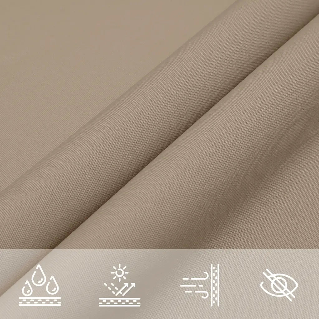 Vela Ombreggiante-Parasole a vela Oxford Triangolare 3x3x3 m Grigio Talpa