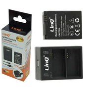 Trade Shop - Base Caricabatteria Dual Dock + Batteria 1050mah Adatto Per Gopro Hero 3 Gp-4302 -