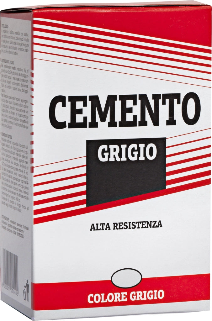 CEMENTO GRIGIO 1 kg - 12 pezzi