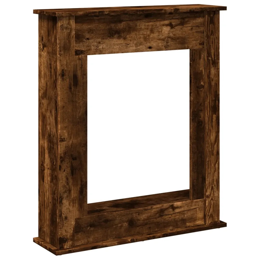 Cornice per Camino Rovere Fumo 75x20x87,5 cm in Truciolato CFW9680863