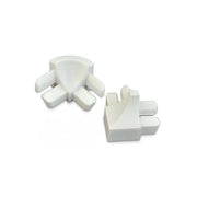 Raccordo per sguscio in plastica bianco : Modello - ESTERNO H8MM