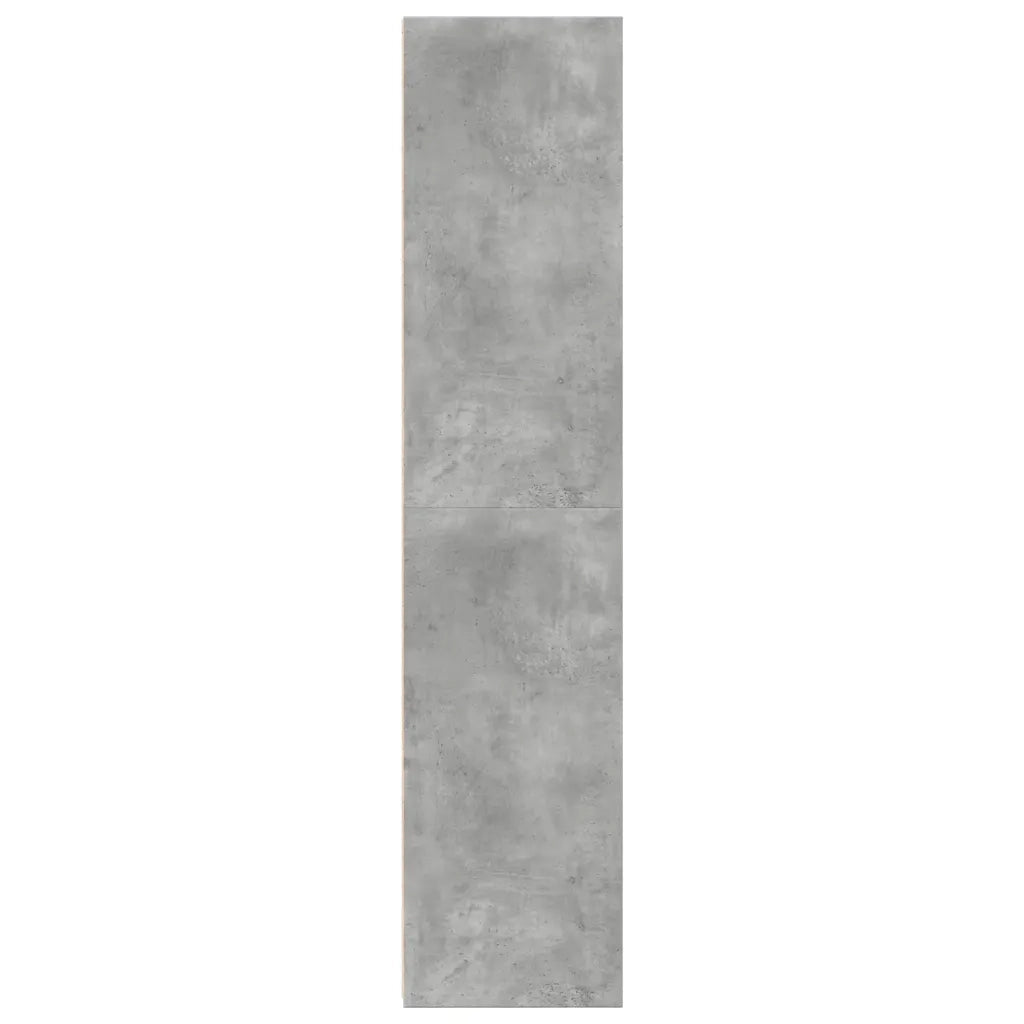 Credenza | Madia | Buffet da pranzo | Armadio da pranzo Grigio Cemento 45x41x185 cm in Legno Multistrato