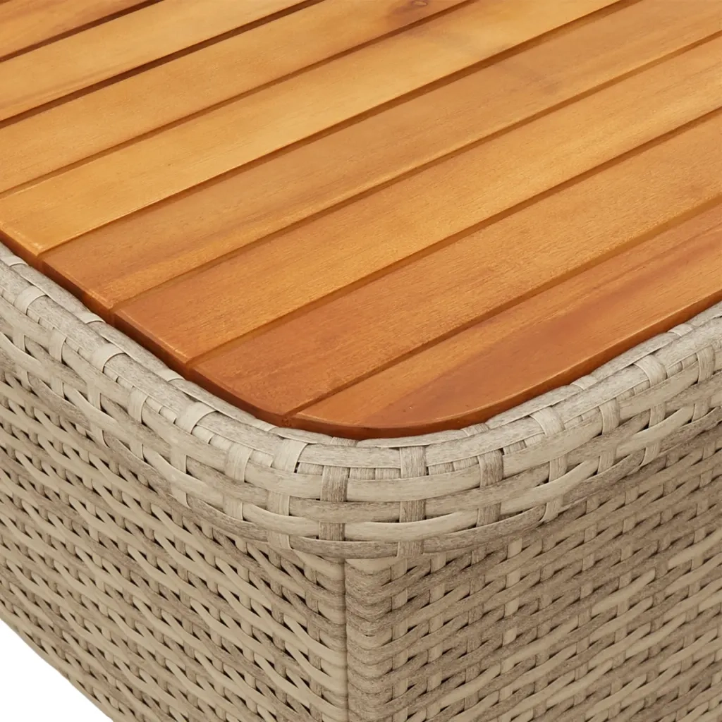 Set Divani da Giardino 2 pz con Cuscini Beige in Polyrattan 3262086
