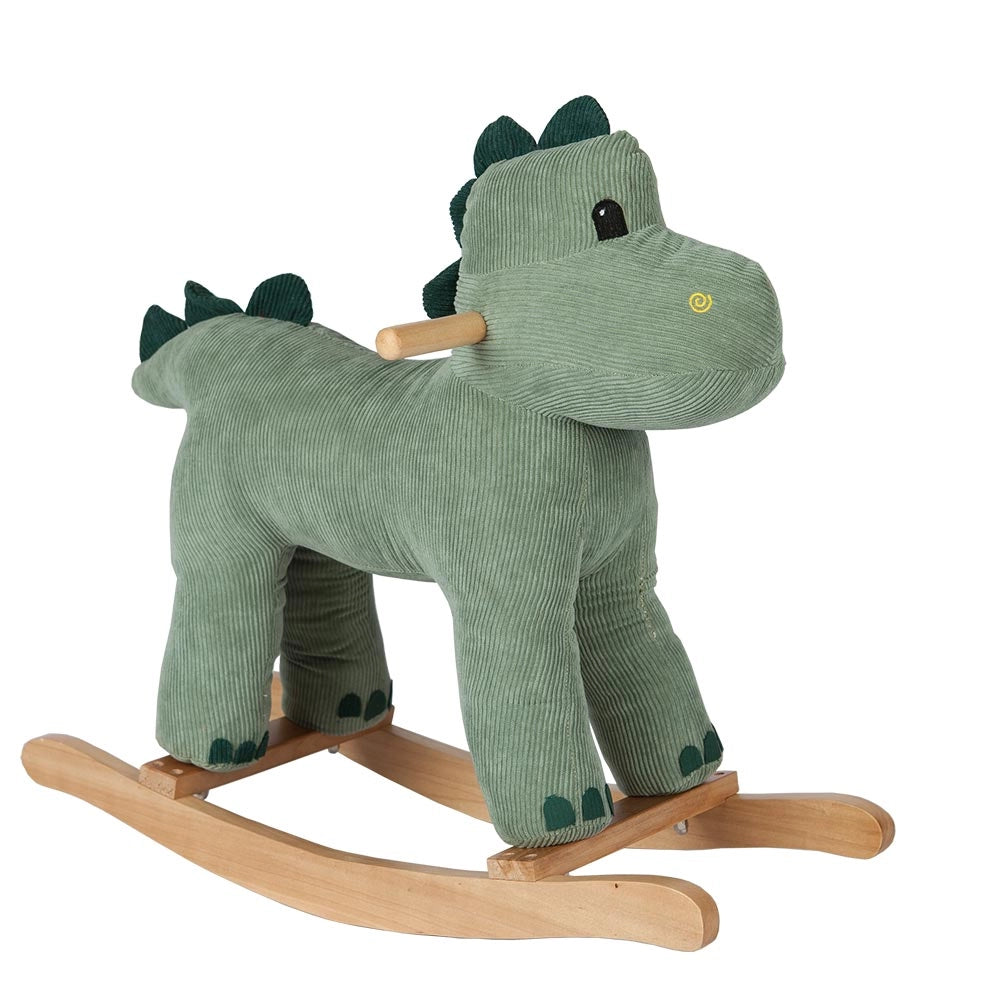 Dinosauro a Dondolo Cavalcabile Peluche Giocattolo Bambini con Effetti Sonori