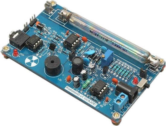 Kit di Contatore Geiger per Autoaiuto - Detettore di Radiazioni Nucleare con Funzione di Allarme e Schermo LCD