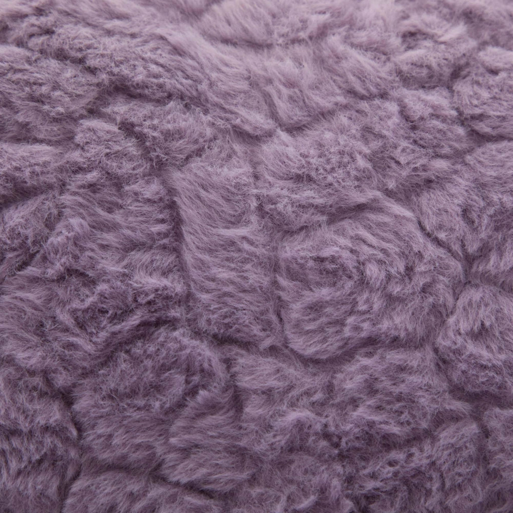 Poltrona Girevole da Ufficio ¨C MINIMAL ¨C Velluto Viola, Braccioli, Base in Metallo