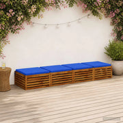 Cuscini per Sedia in 4 Pezzi SOEST 4 pz 100% Poliestere 945024