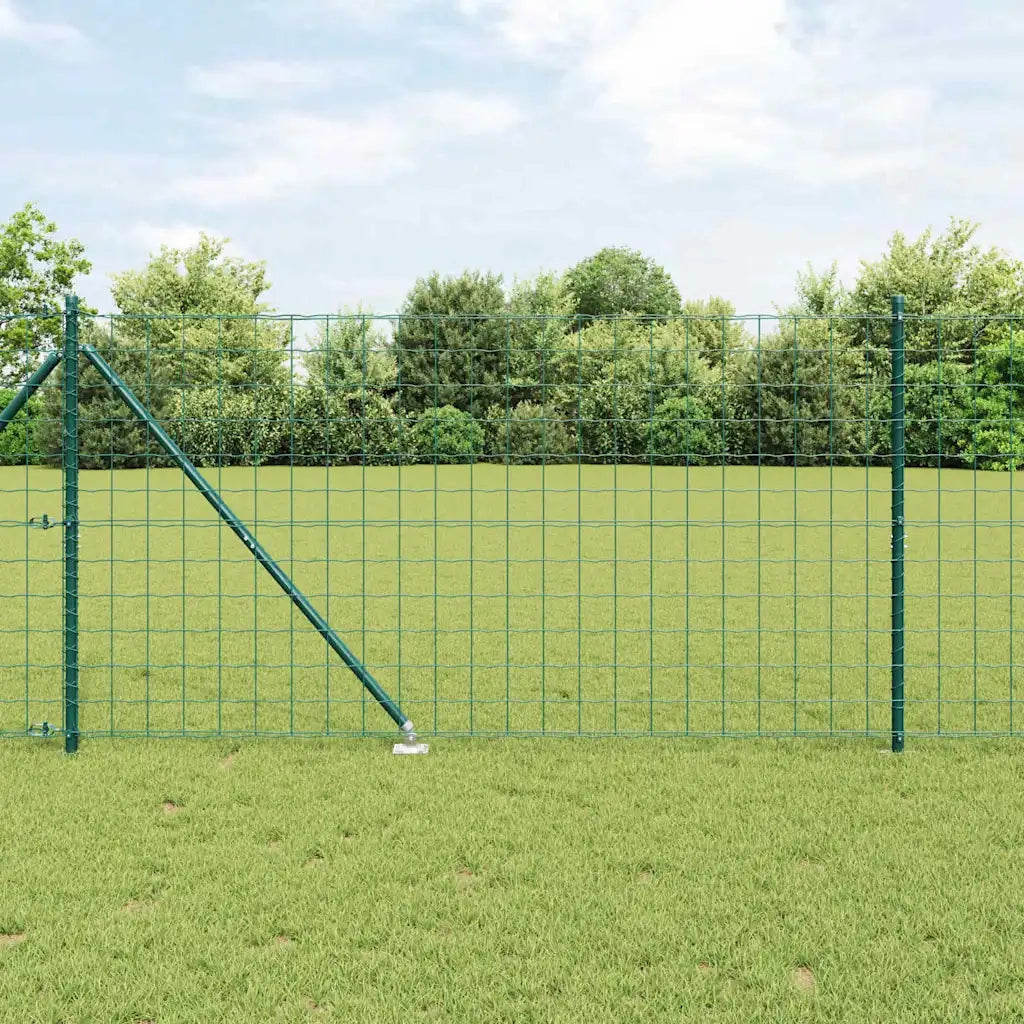 Recinzione da Giardino | Recinzione con Posto Verde 1,2 x 25 m Acciaio