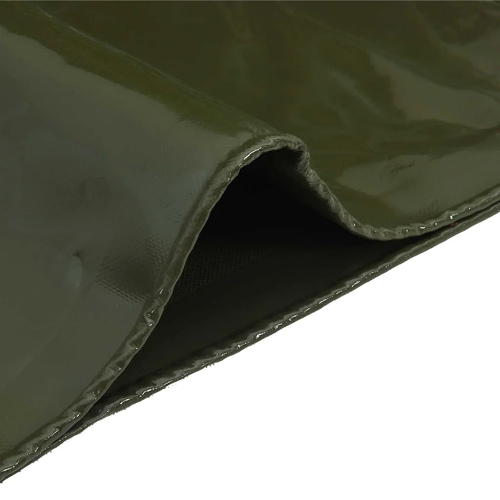 Telo 650g / m2 Verde oliva 5 x 6 m Tela con rivestimento in PVC