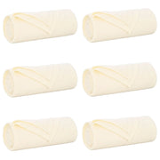 Coperte da Pile 6 pz Crema 200 x 150 cm Panno