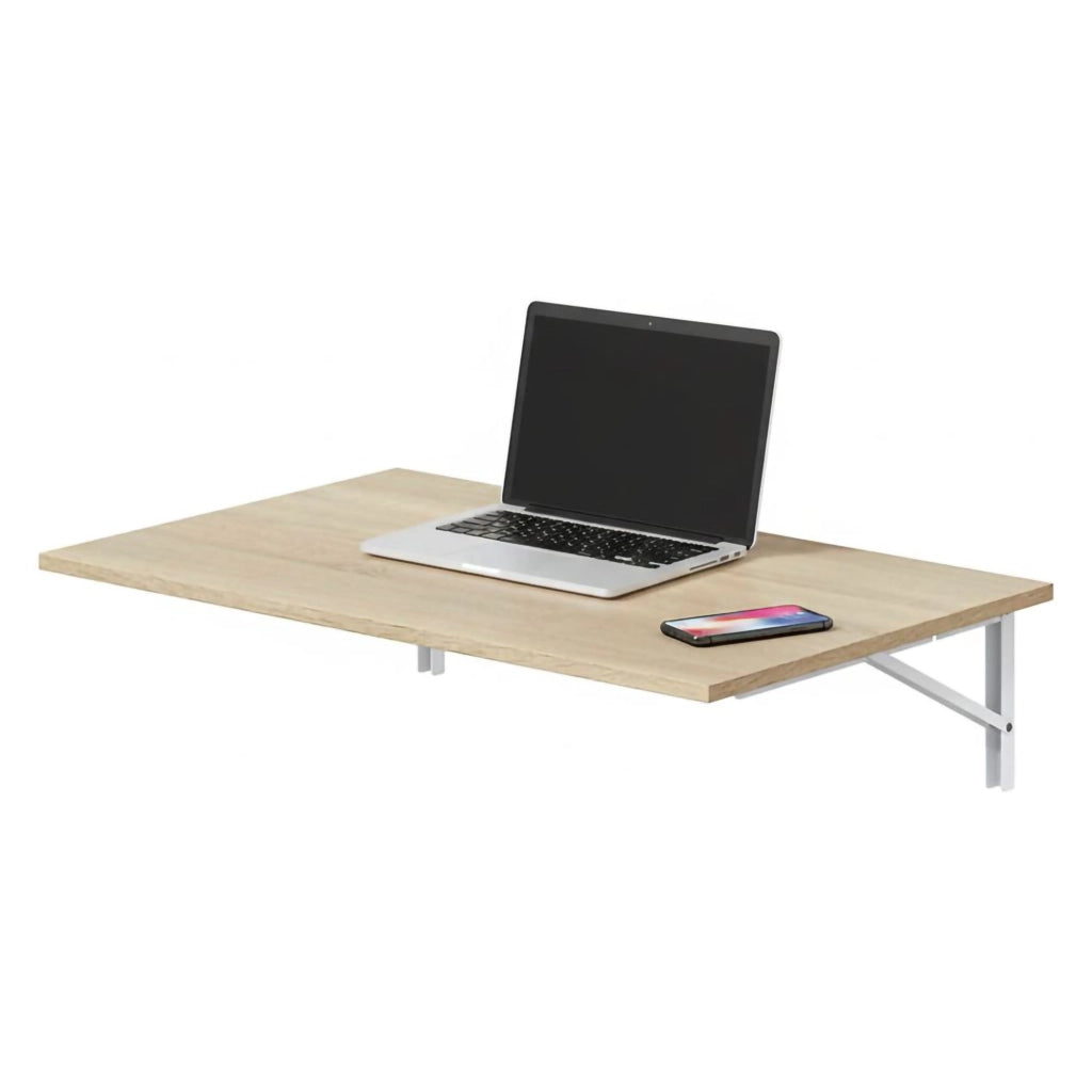 Grandate, Tavolo Pieghevole un Posto, 78x50x21h cm Marrone Rovere