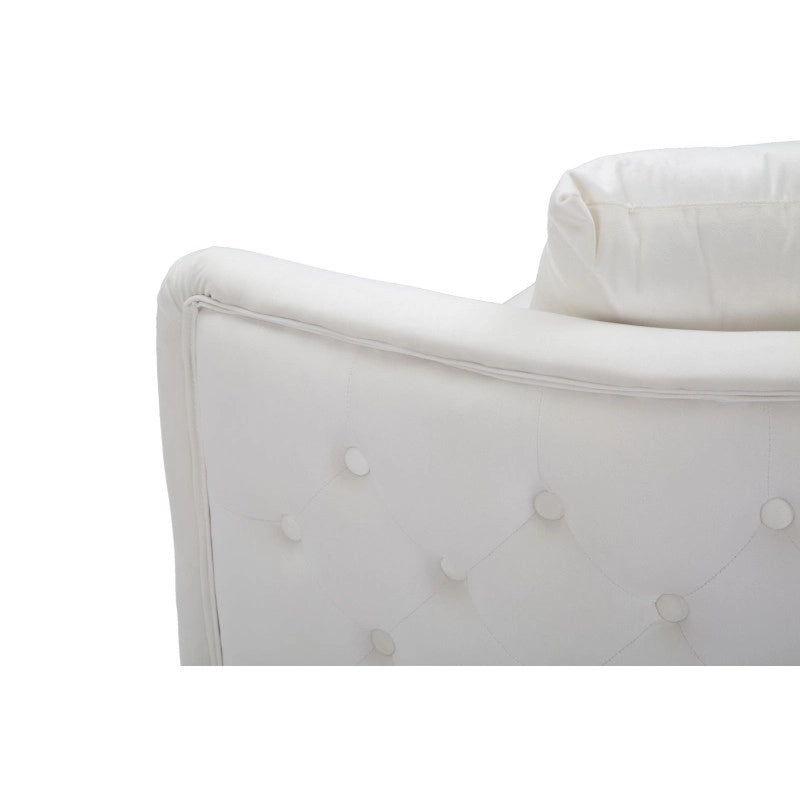 Divanetto Bucarest Crema cm 127x74x73