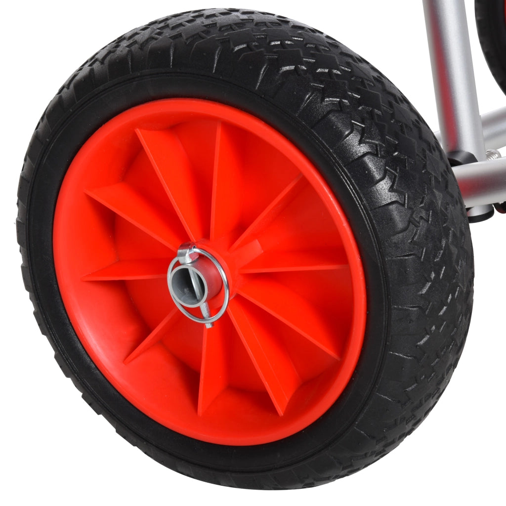 Carrello pieghevole per Kayak Canoe Surf ¨C zephmum ¨C Grigio 68x44.5x40 cm