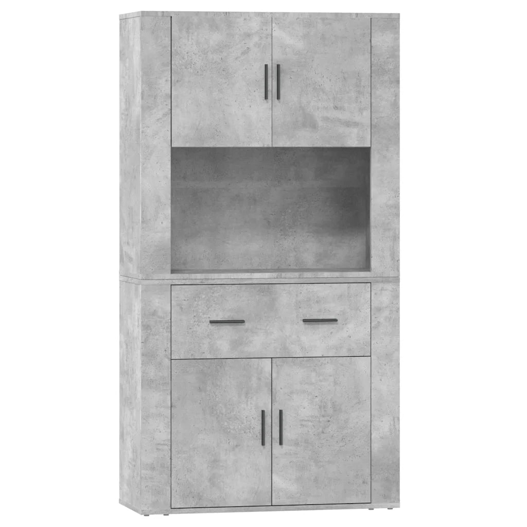 Credenza Grigio Cemento in Legno Multistrato 3185371