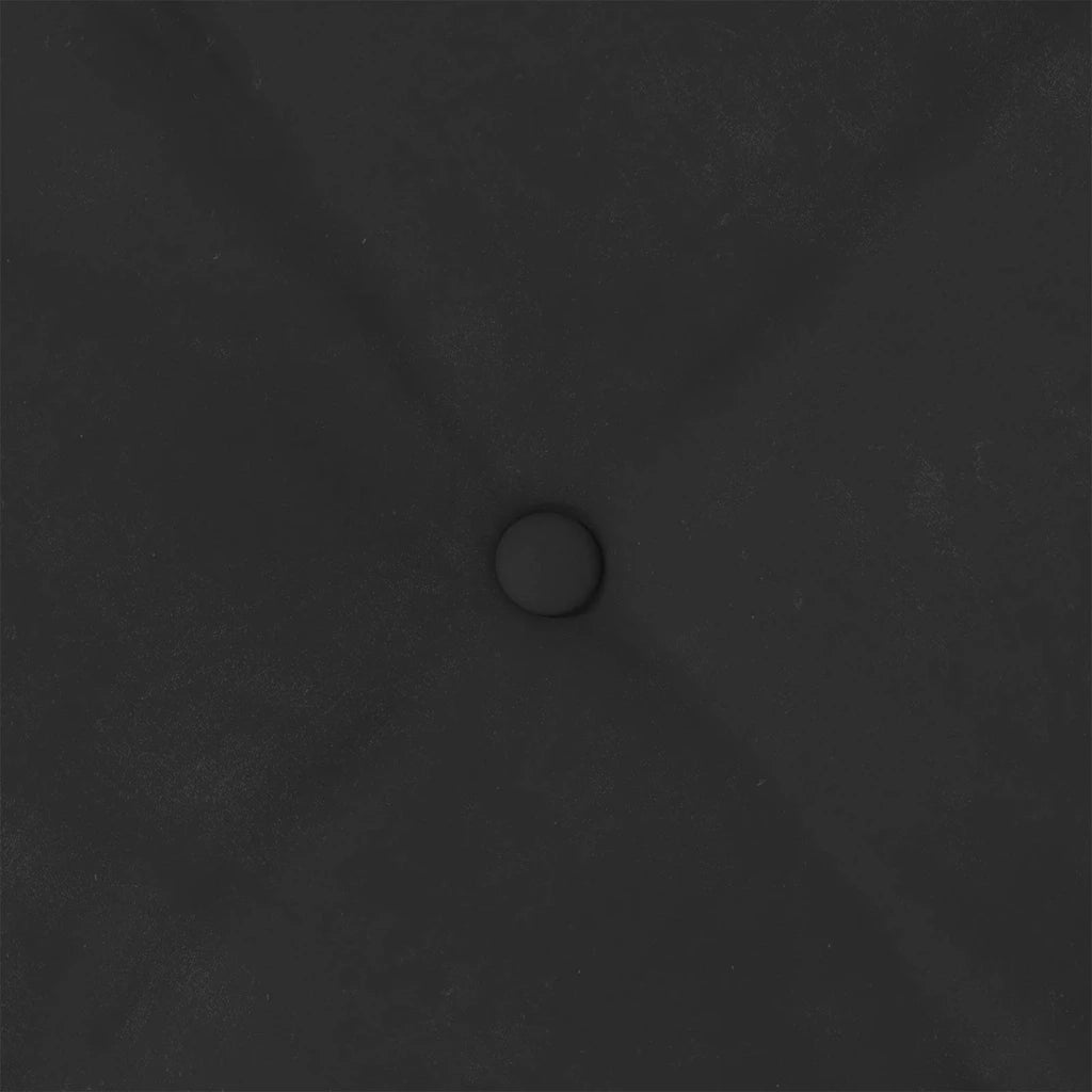 Cuscino per Schiena Nero 60 x 50 cm Tessuto in Microfibra 42014690