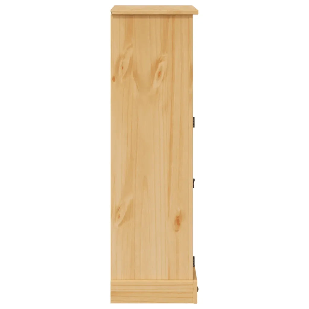 Mobile da Bagno | Armadio da bagno Corona 70x33x110 cm in Legno Massello di Pino