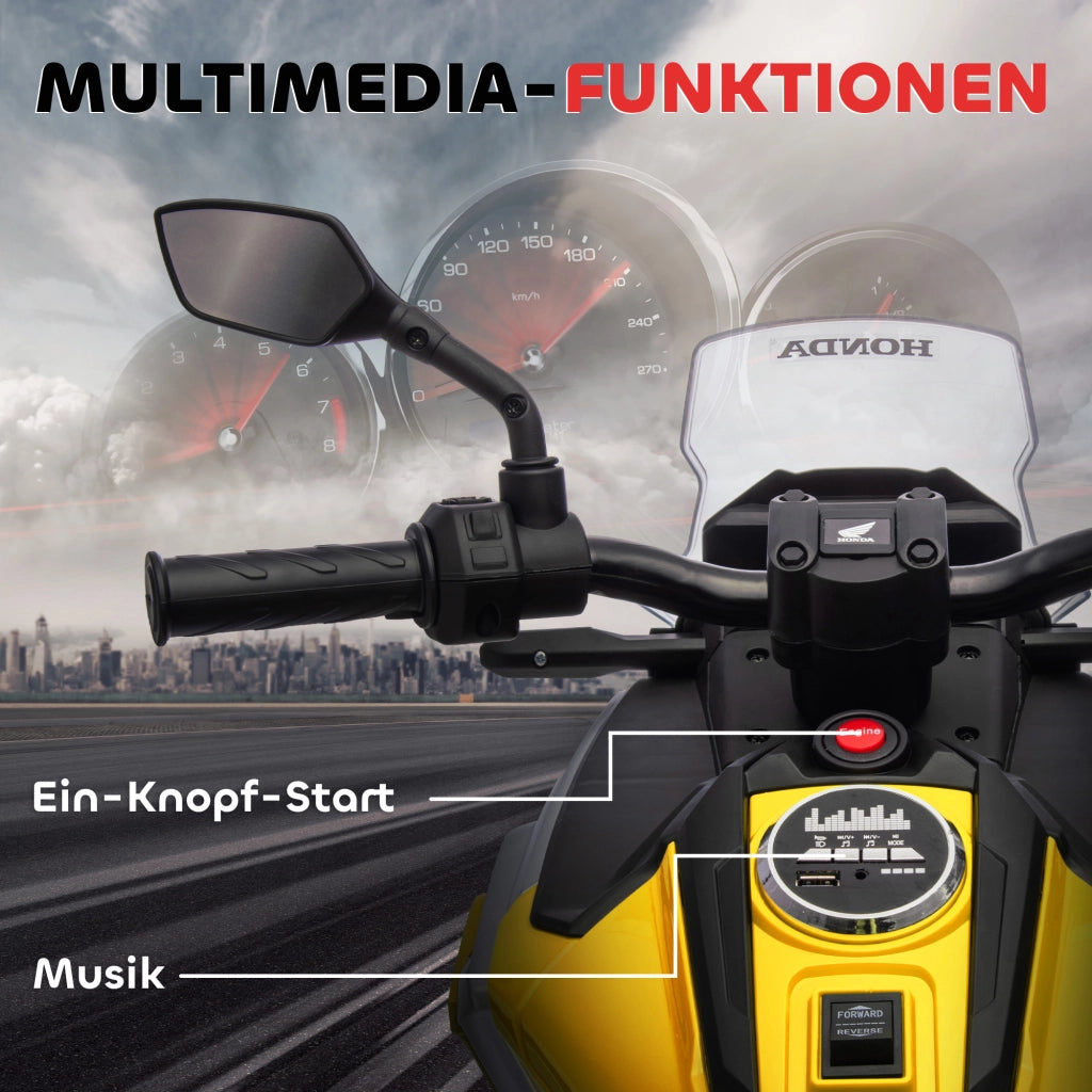 Moto Elettrica Bambini ¨C Zephmum ¨C Giallo