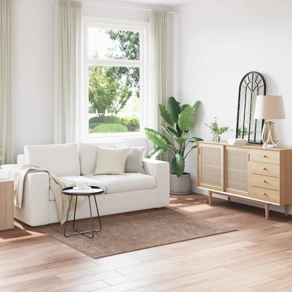 Tappeto Shaggy Antiscivolo Marrone 120 x 170 cm PP 4019792