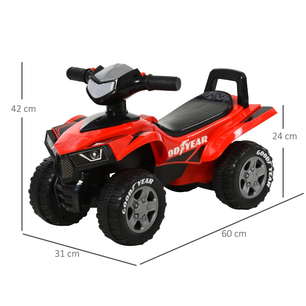 Quad 4 Ruote per Bambini ¨C Minimal ¨C 60x31x42 cm Rosso