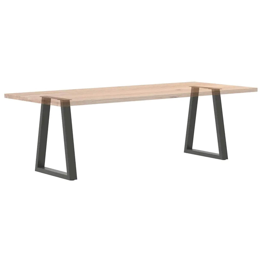 Gambe per tavolo da pranzo a forma di V 2 pz Antracite 60x(72-73,3) cm Acciaio 4012566