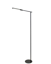 Ideal - Piantana a Led Nera orientabile in metallo H.130 cm Fabas Luce - Luce a led 10W integrata CCT (3000K 4000K 5000K 6000K)