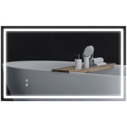 Specchio da Bagno LED Antivaho ¨C Zephmum ¨C 100x60 cm Bianco