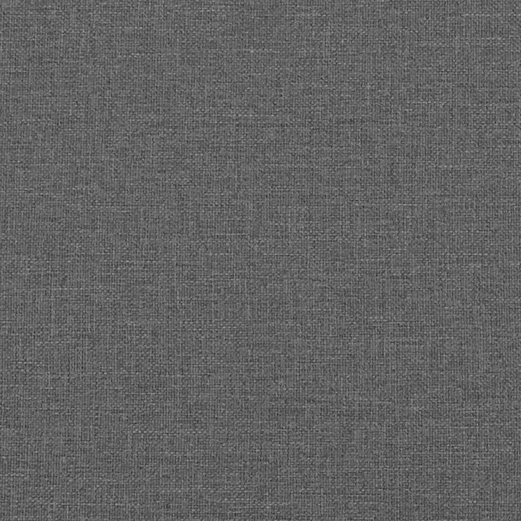 Testiera | Testata imbottita Grigio scuro 200 cm Pino massello