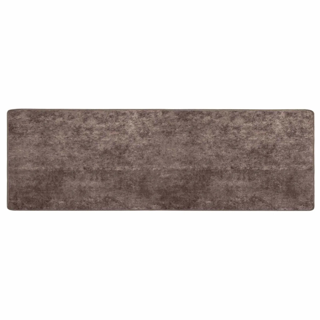 Runner in Moquette | Runner Tappeto MARSA Grigio 80 x 250 cm Poliestere e PVC