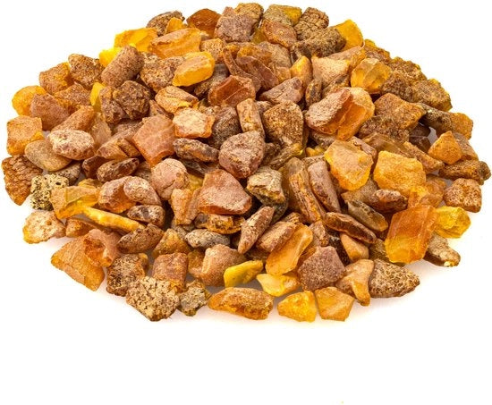 Pietre di ambra lucidate e ruvide - 100% naturali pezzi di resina baltica Ambar per la creazione di accessori artigianali (senza fori) - Cultura dell'Ambra