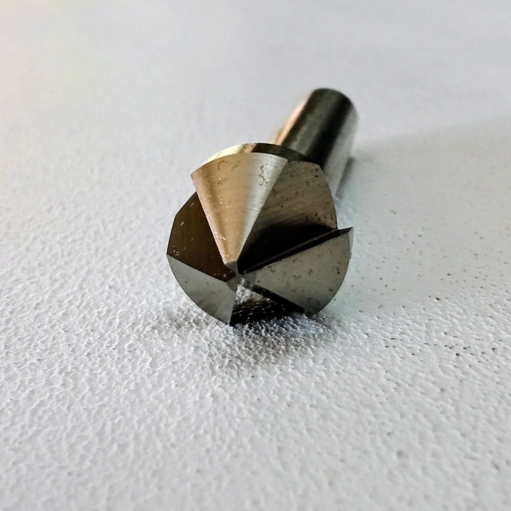 Benman 12,4mm punta svasatore conico a 3 taglianti di hss + cobalto 5% per metallo rame zinco nichel legno e plastica
