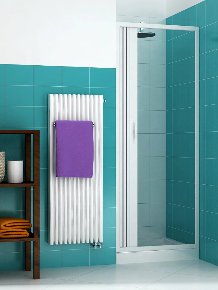 Box doccia nicchia Libertè 120x H185 cm in pvc a soffietto