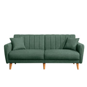 Divano letto a 3 posti "Aqua" 205 x 85 x 85 cm - Verde