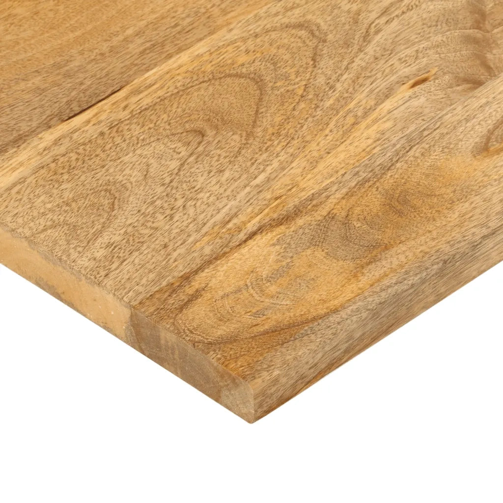 Piano per Tavolo 90x50x3,8 cm Rettangolare Legno Massello Mango 371525