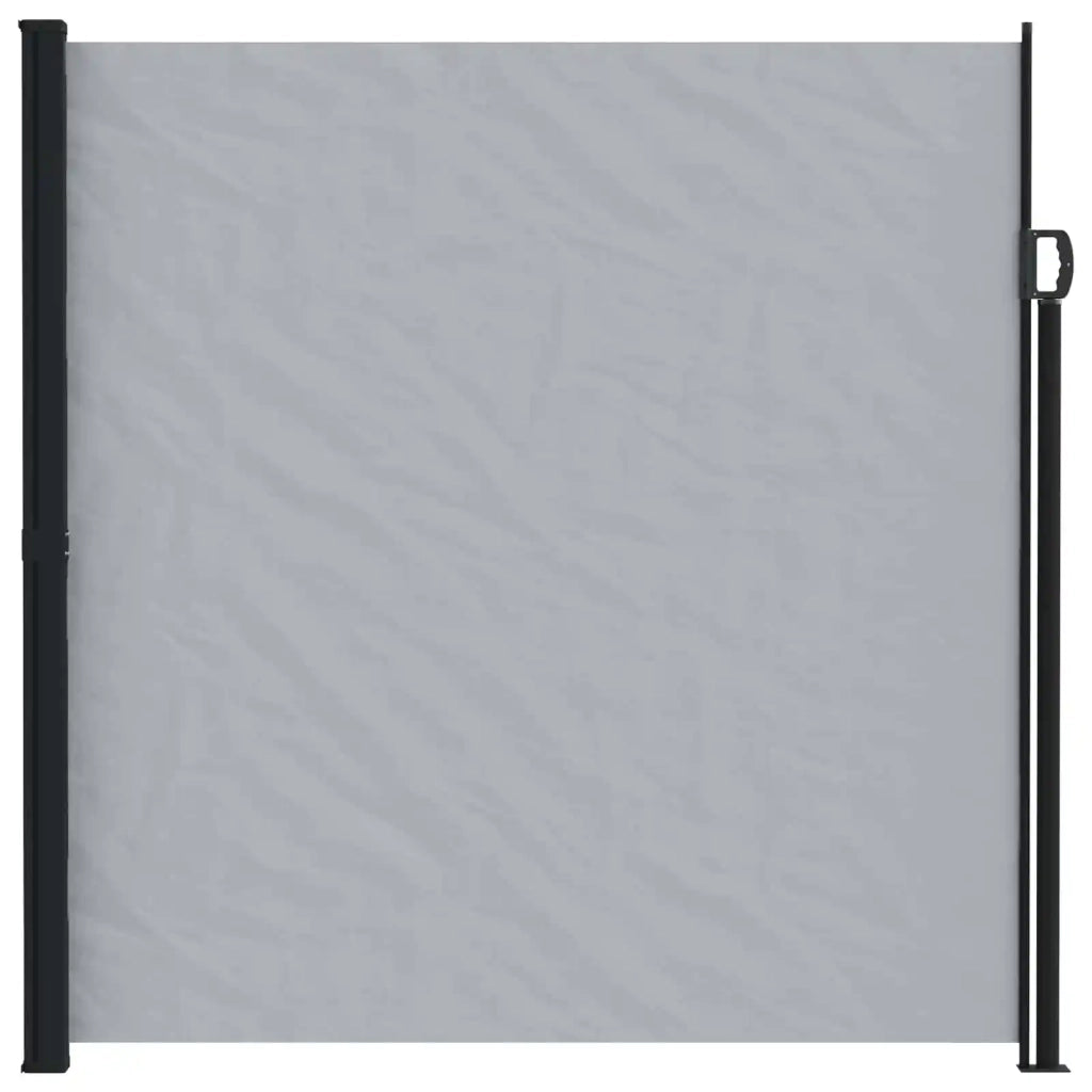 Tenda laterale retrattile-Tenda parasole per balcone Grigio 500 x 200 cm Poliestere