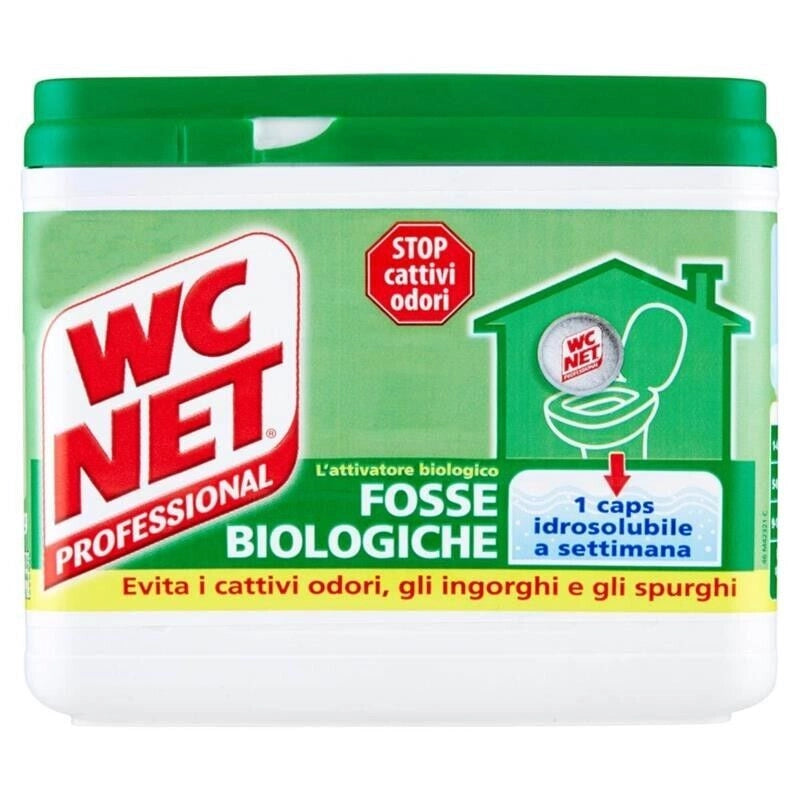 WC NET FOSSE BIOLOGICHE PASTIGLIE 300 GR 12 CAPS IN OGNI CONFEZIONE