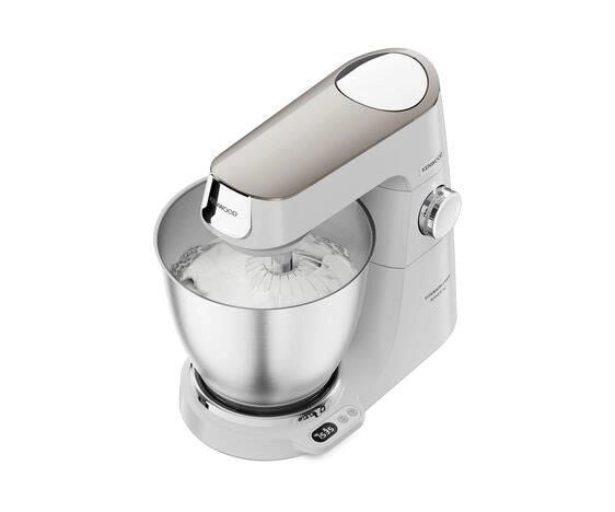 Kenwood KVL65.001WH Titanium Chef Baker XL Lite Impastatrice Planetaria 1200W ciotola 7L bilancia integrata 6 velocita' colore Bianco