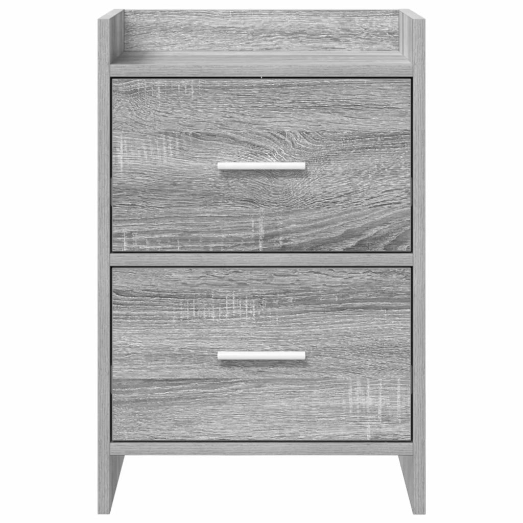 Comodini Sonoma grigio 40 x 30 x 60 cm Legno ingegnerizzato 8010973