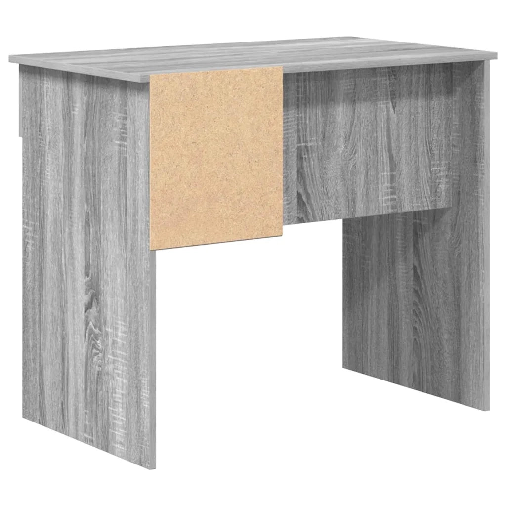 Scrivania | Tavolo da Ufficio Grigio Sonoma 90 x 49 x 75 cm Legno multistrato
