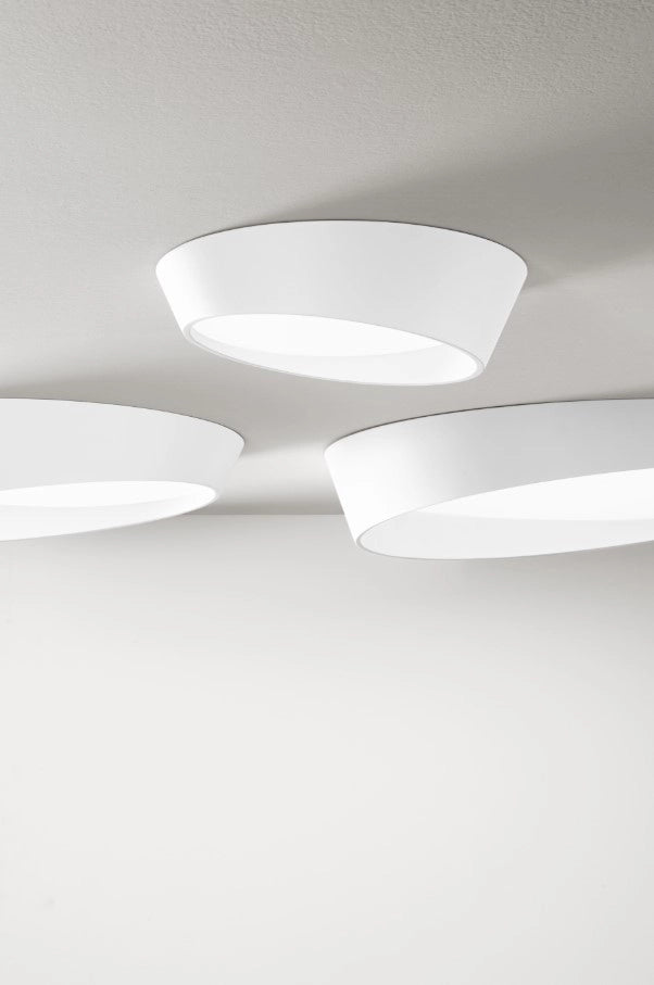HALF PLAFONIERA A LED BIANCO CCT 3000+4000K 2050LM 25W D.40CM DIMMERABILE