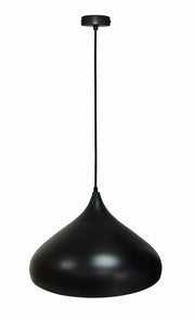 Lampada a sospensione Candellux Viborg nera 1xE27 90cm