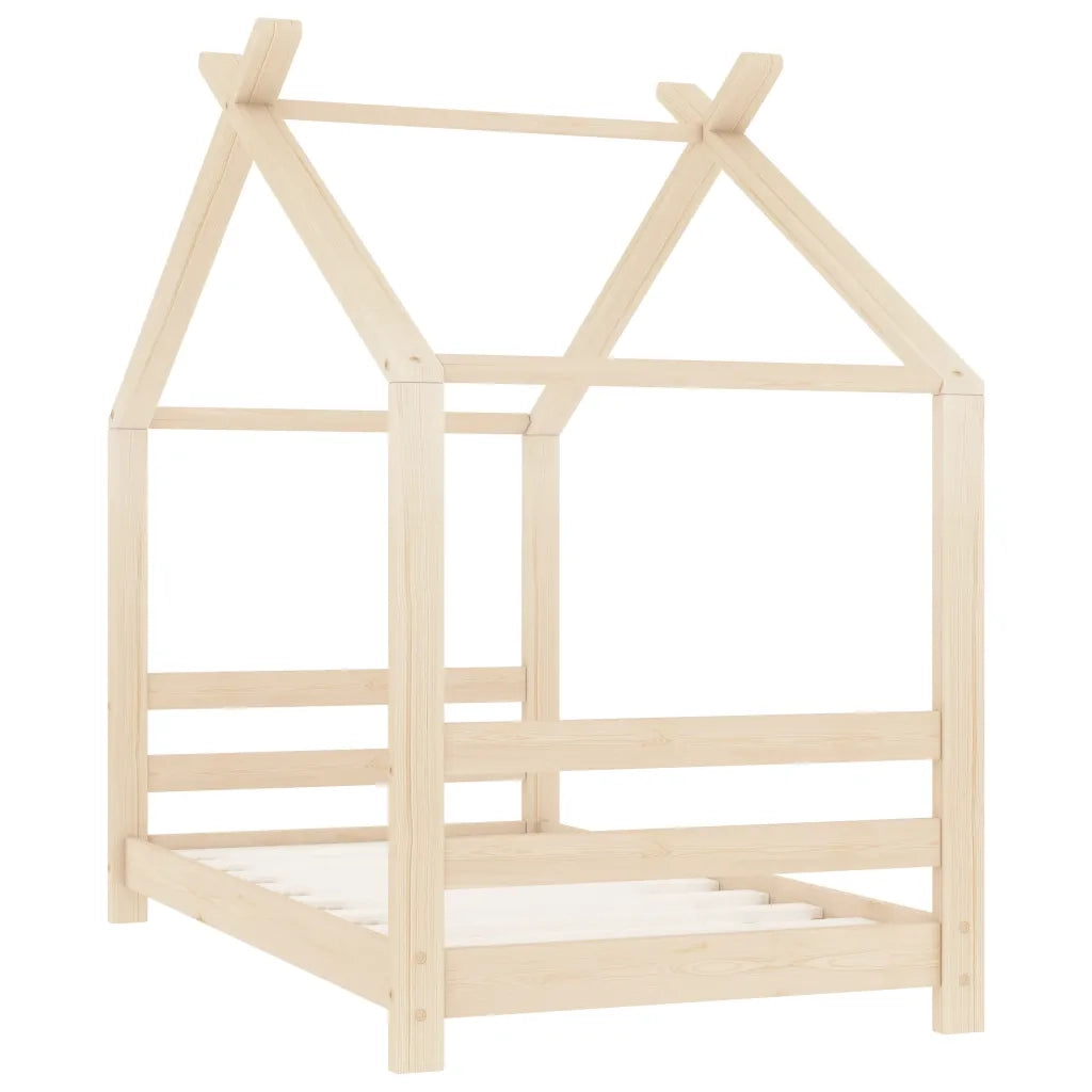 Giroletto per Bambini | Letto Infantile | Lettino in Legno Massello di Pino 70x140 cm