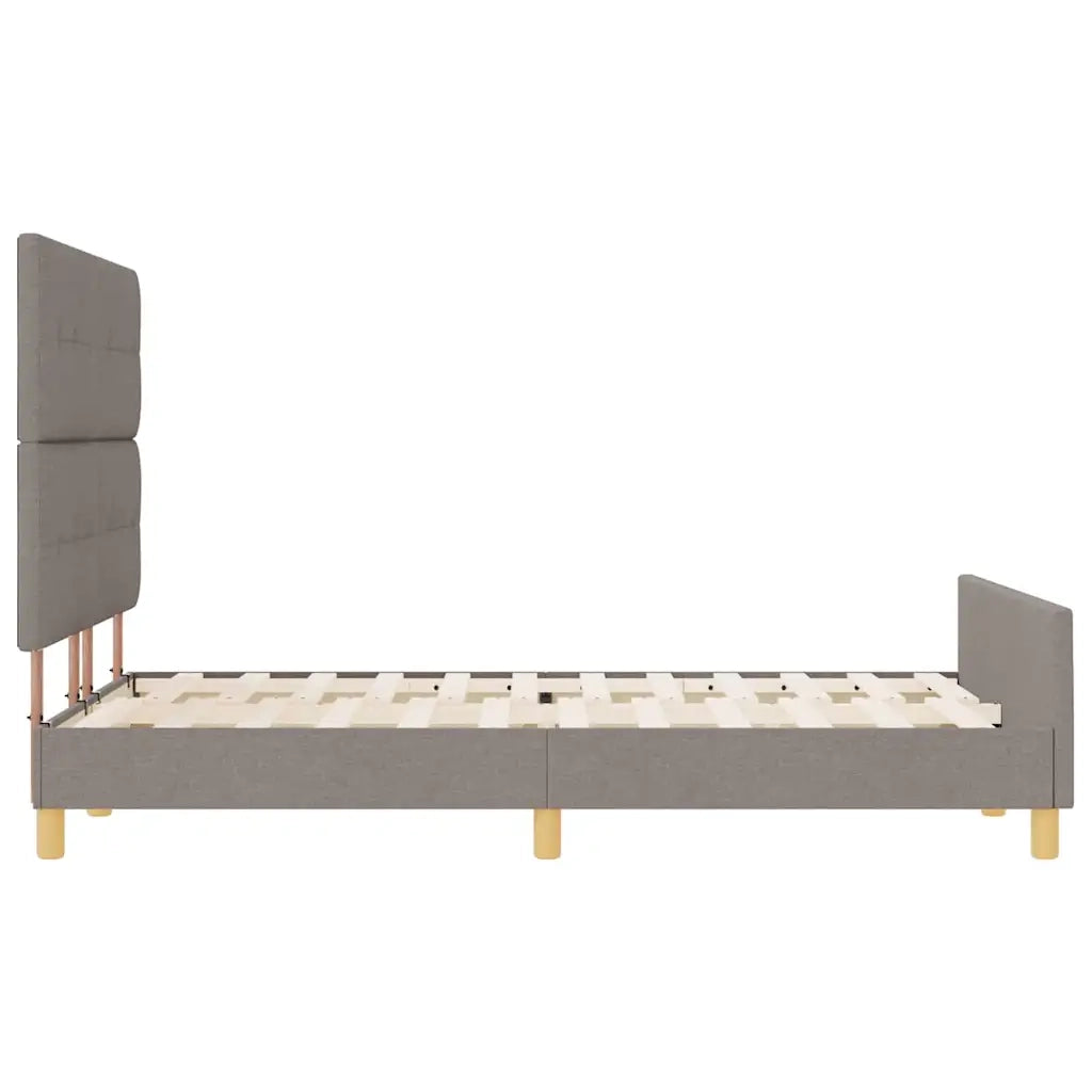 Letto matrimoniale | Letto per adulti | Struttura del letto con testiera Talpa 160 x 200 cm Tessuto