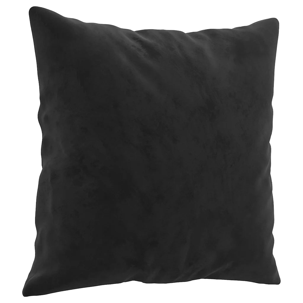 Divano a 2 Posti con Cuscini-Sofa 2 Posti con Cuscini Nero 140 cm in Velluto 993253