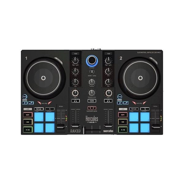 Controller disc jockey hercules djcontrol inpulse 200 mk3 black - 3362934747817