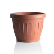 BAMA VASO DA TERRA IN PLASTICA ROTONDO 25 CM COLORE TERRACOTTA