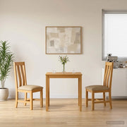 Set da pranzo 3 pz Beige Legno di Quercia Massello 3430206