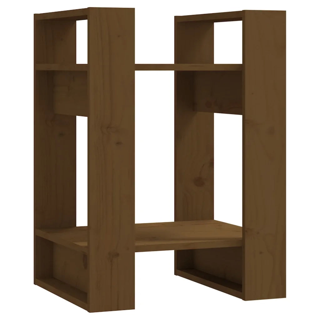 Libreria/Divisorio Ambrato 41x35x57 cm in Massello di Pino 813857