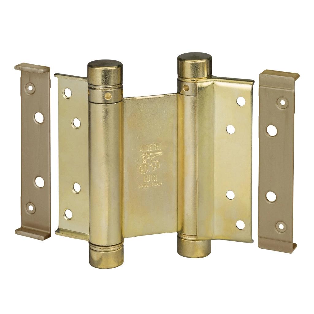 CERNIERA BOMMER OTTONATA H 100 MM- ALDEGHI LUIGI SPA- 1,0 coppie
