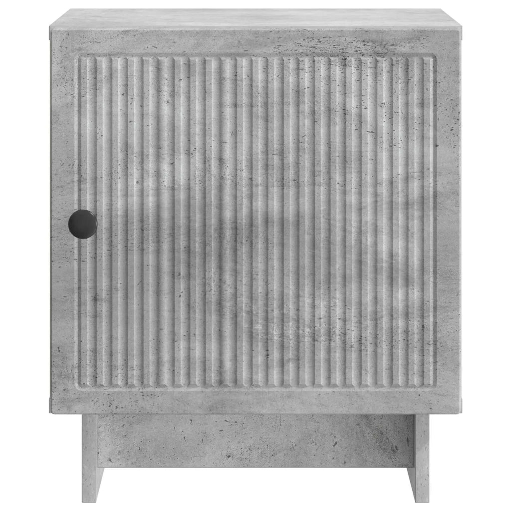 Armadio da Notte 2 pcs Grigio Cemento 43 x 34,5 x 50 cm 893882